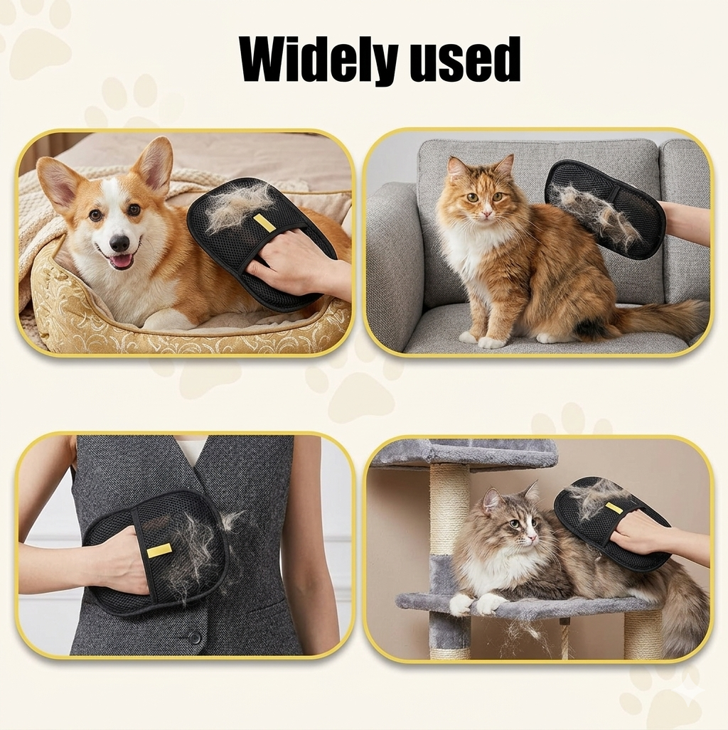 Pet Hair Magic Gloves